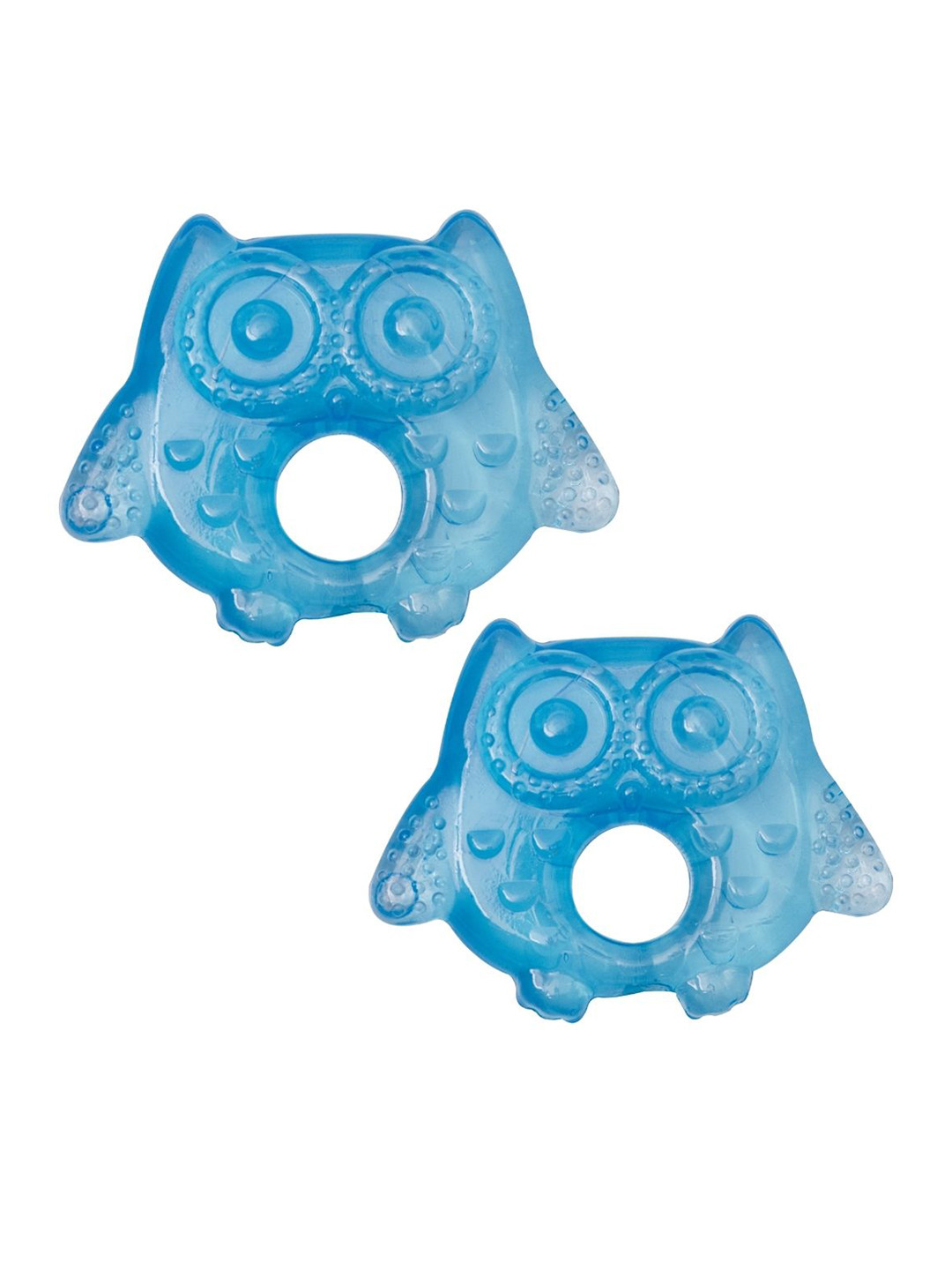 Adore Set Of 2 Luscious Water Filled Eva Teethers- Blue