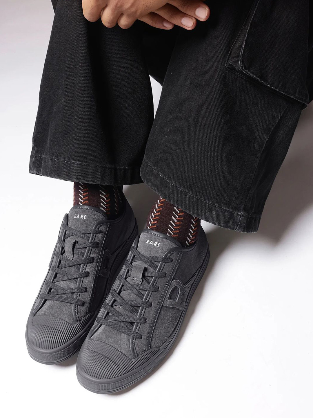 RARE RABBIT Men Suede Sneakers Casual Shoes