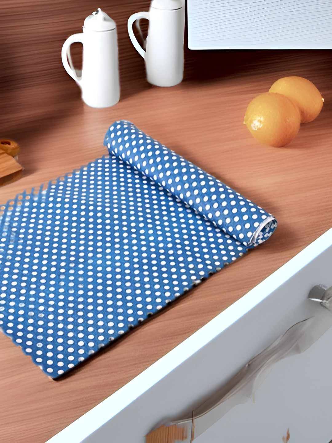 Aura Polka Dot Printed Water Resistant Shelf Liner Organisers