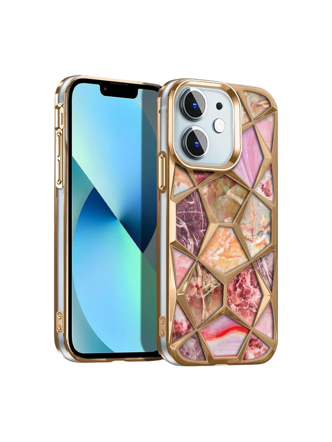 CASE CREATION iPhone 15 3D Diamond Glitter Sparkle Back Case