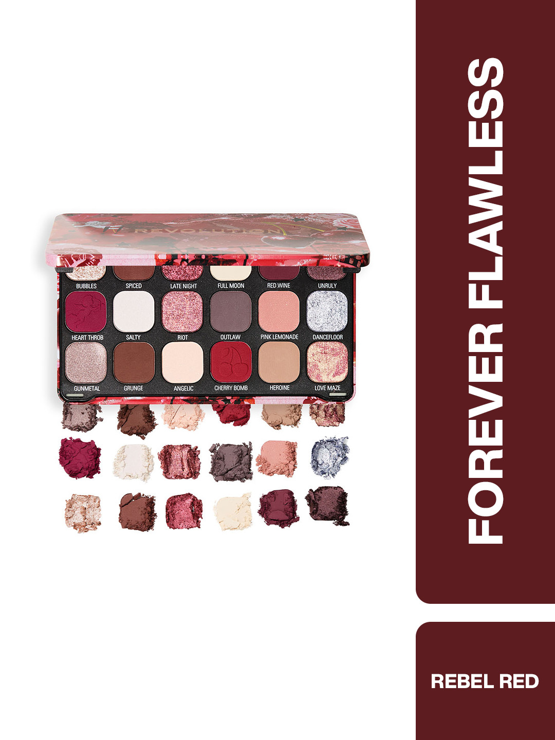 Makeup Revolution London Forever Flawless Palette 19.8 g - Cherry Rebel Red