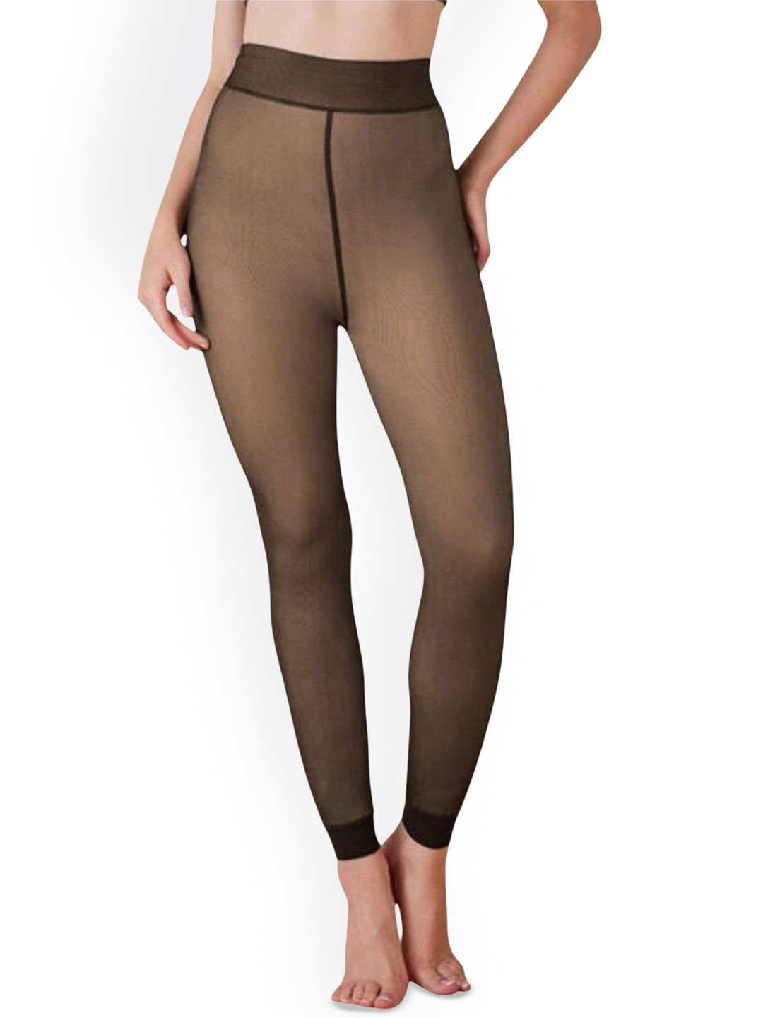 OGIMI- Ohh Give me High Rise Stretchable Thermal Winter Dual Tone Stocking