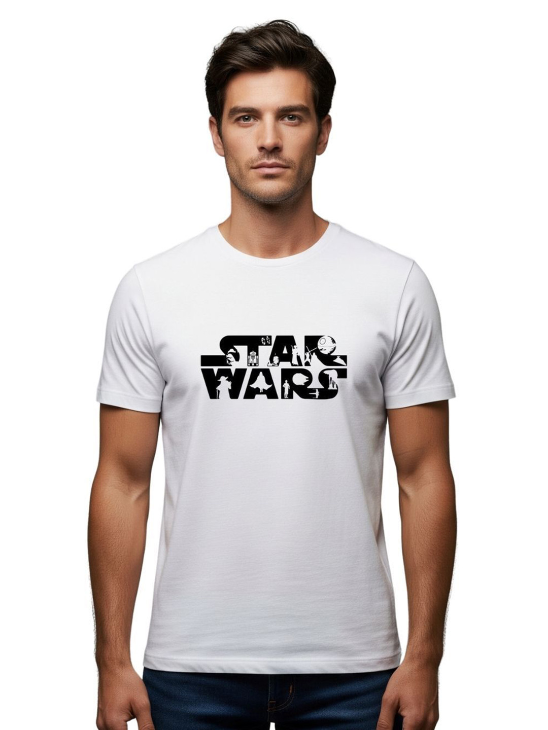 PULP Unisex Star Wars Characters Printed Pure Cotton T-shirt