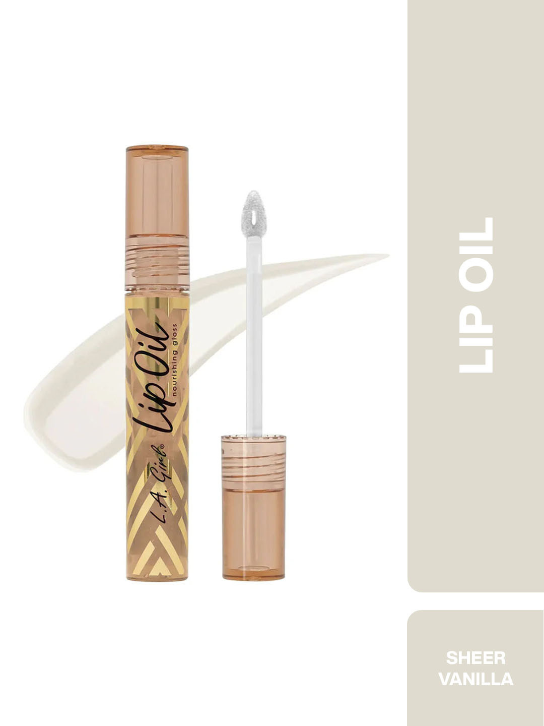 L.A Girl Nourishing Gloss Lip Oil with Vitamin E & Rosehip Oil 3ml - Sheer Vanilla