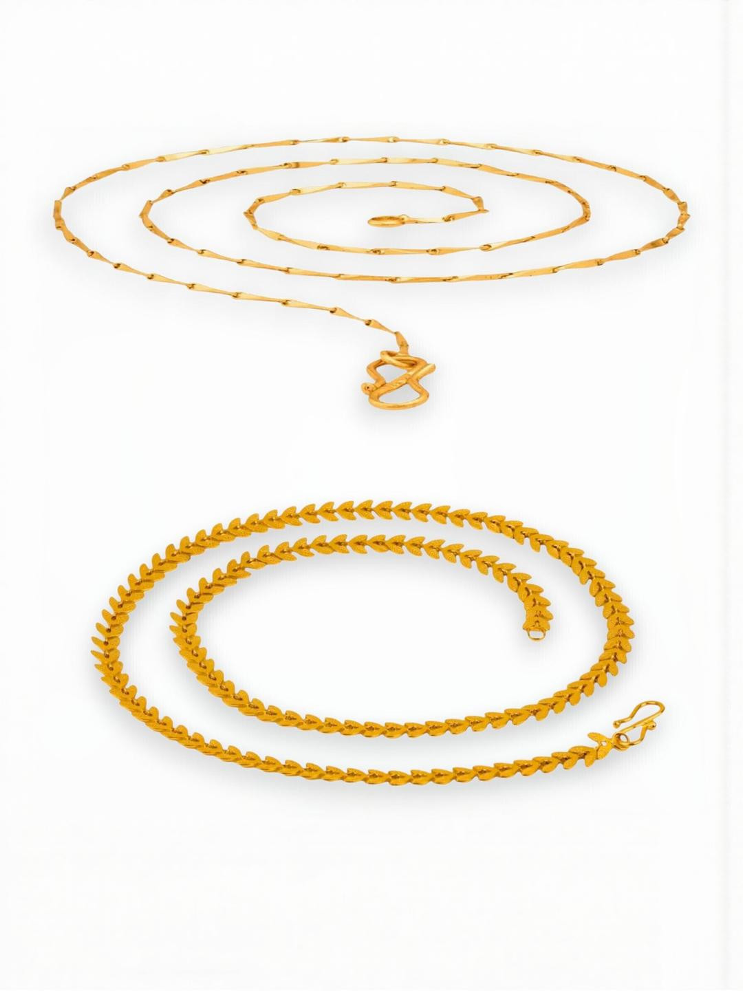 CHARMS Gold-Plated Alloy chain set of 2