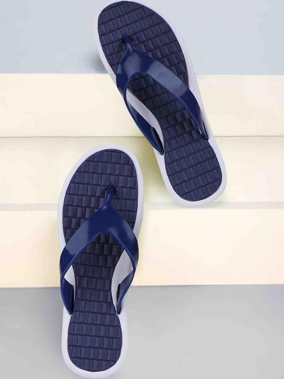 DRACKFOOT Women Blue EVA Thong Flip-Flops