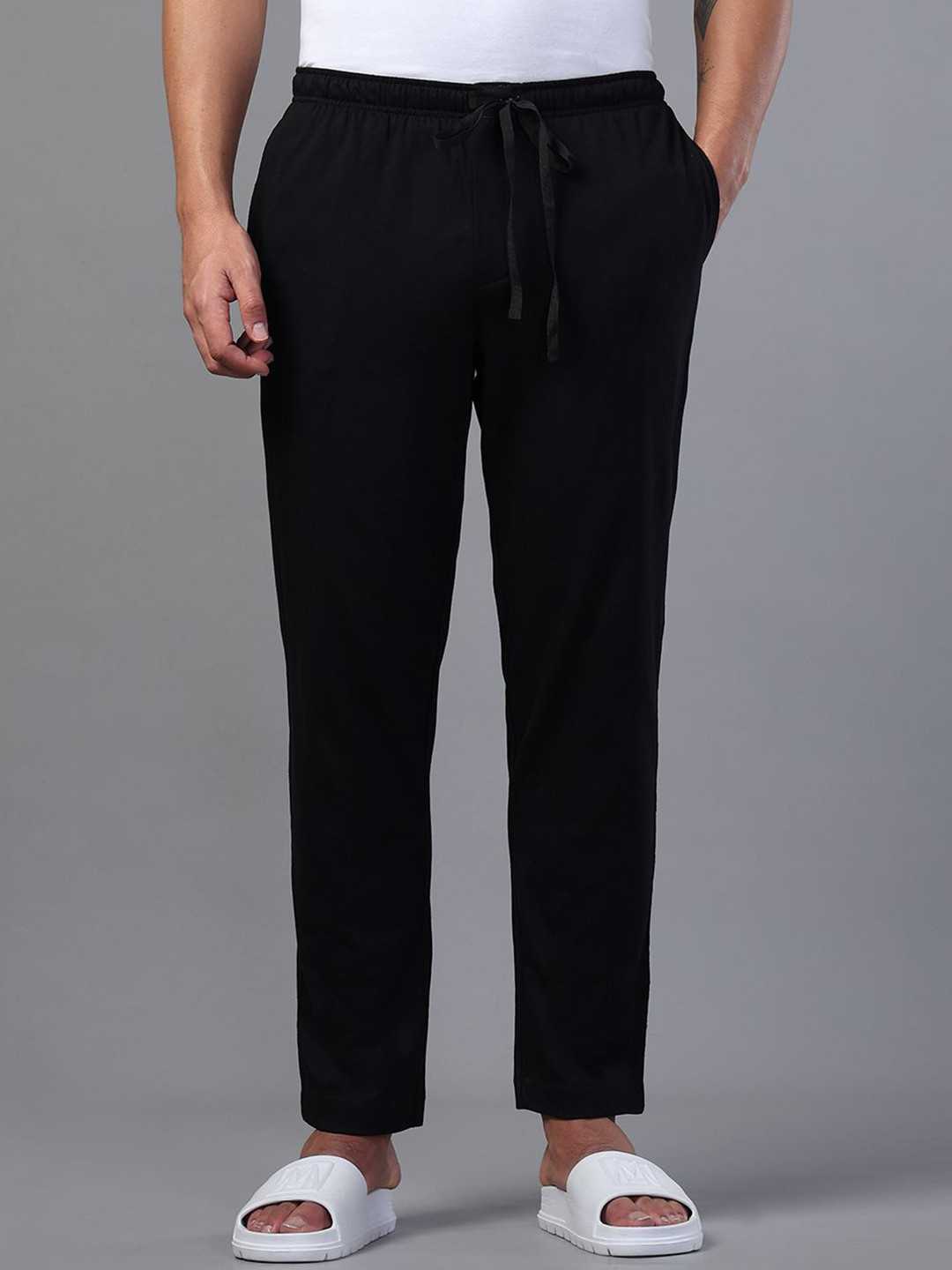 DON VINO Men Cotton Mid-Rise Lounge Pants