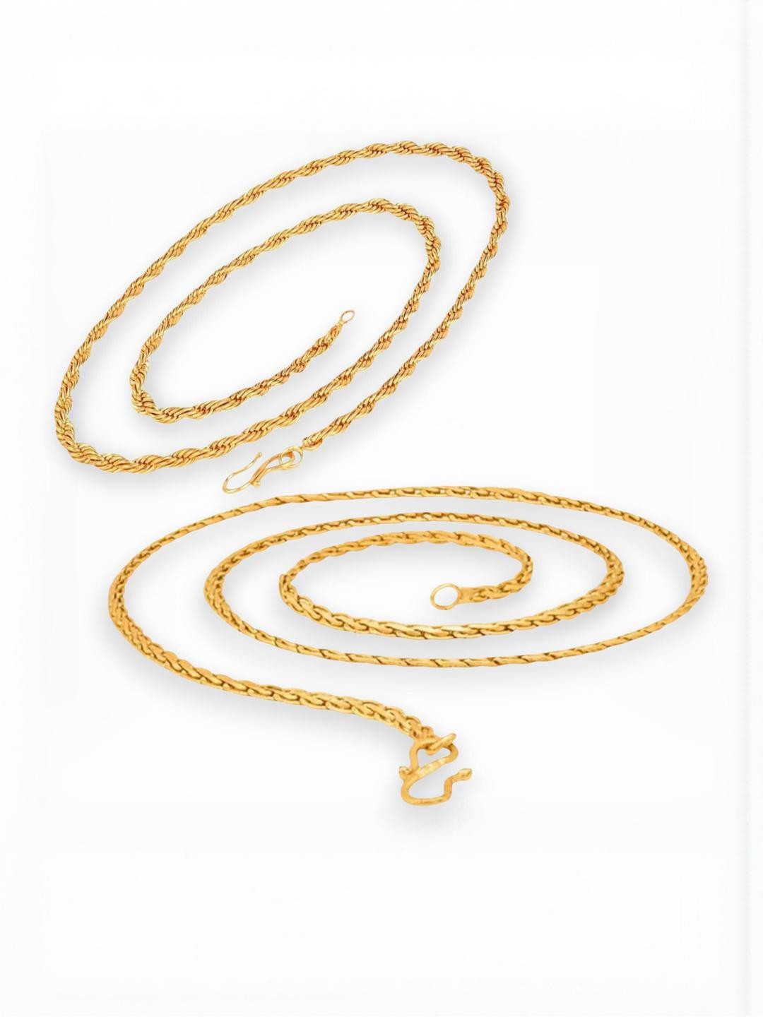 CHARMS Gold-Plated Alloy Chains (Pack of 2)