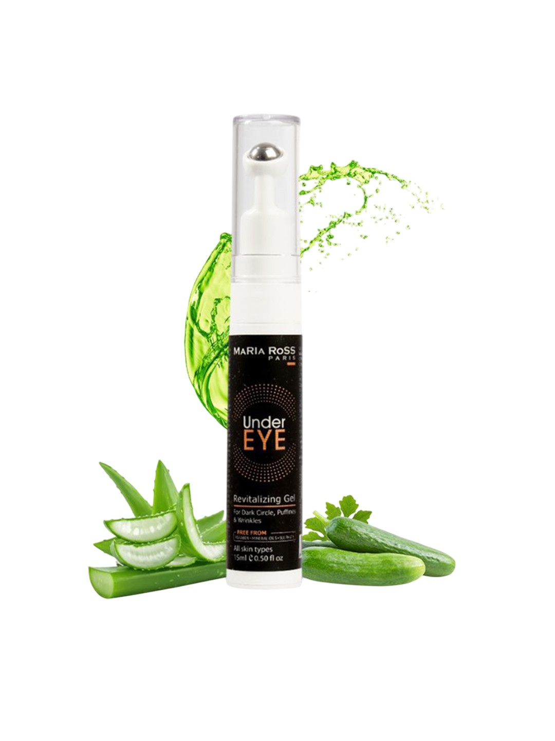 MARIA ROSS PARIS Under Eye Revitalizing Gel for Dark Circles & Puffiness - 15 ml