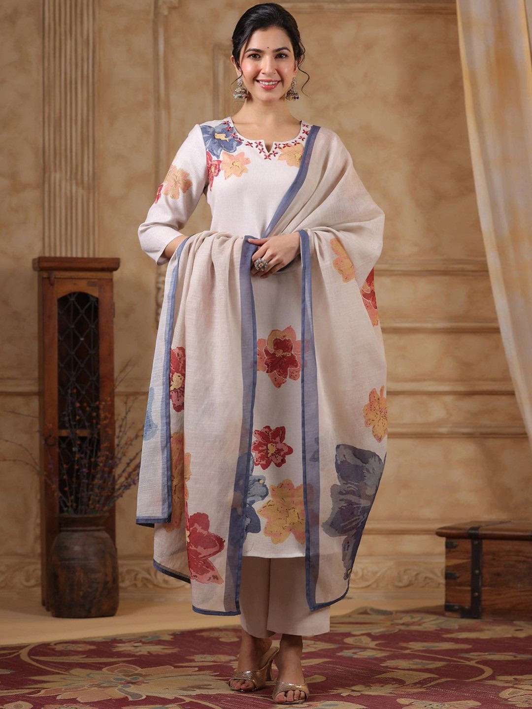 AUTUMN LANE Women Cotton Suit set