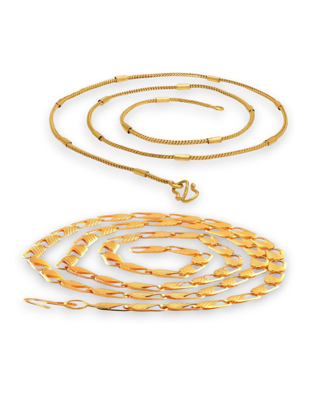CHARMS Gold-Plated Alloy Chain (Pack of 2)