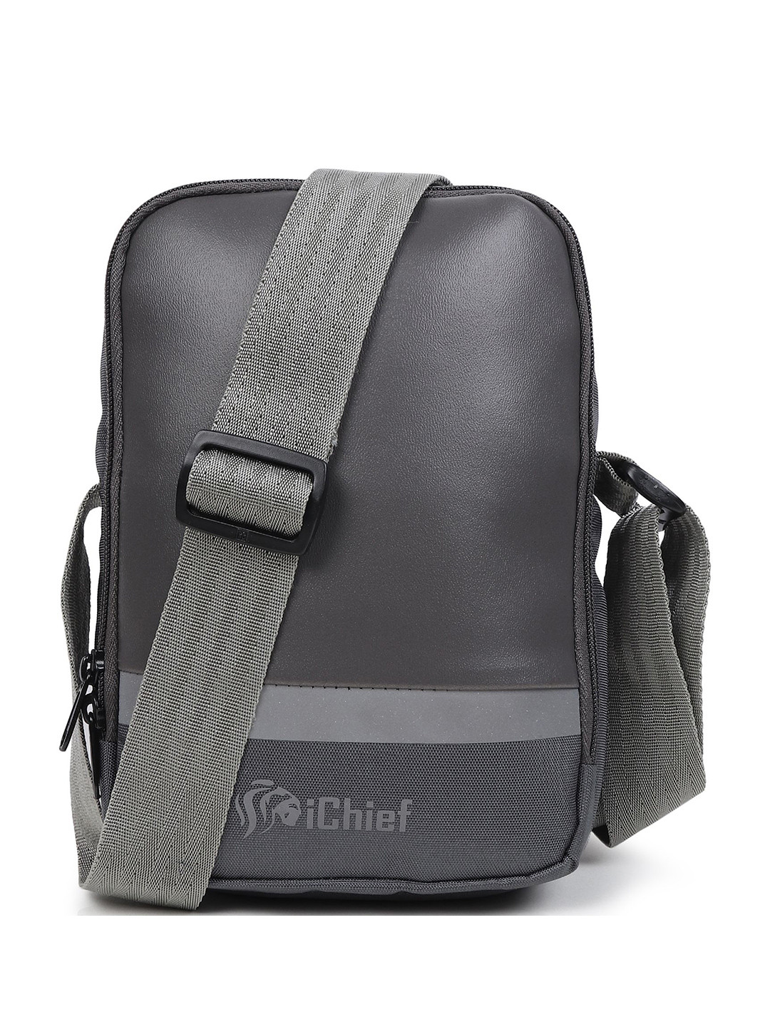ICHIEF Men Solid Compact Crossbody Sling Bag