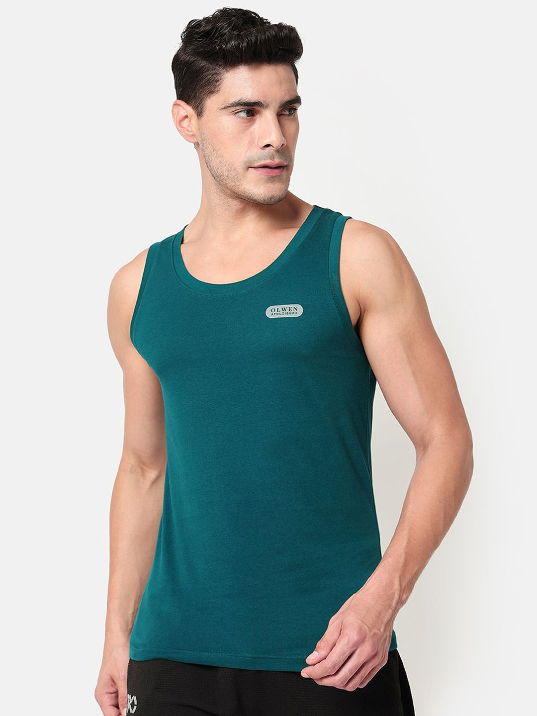 OLWEN Sleeveless Cotton Tank Vest 1993-TANK-PO1-OASIS-S