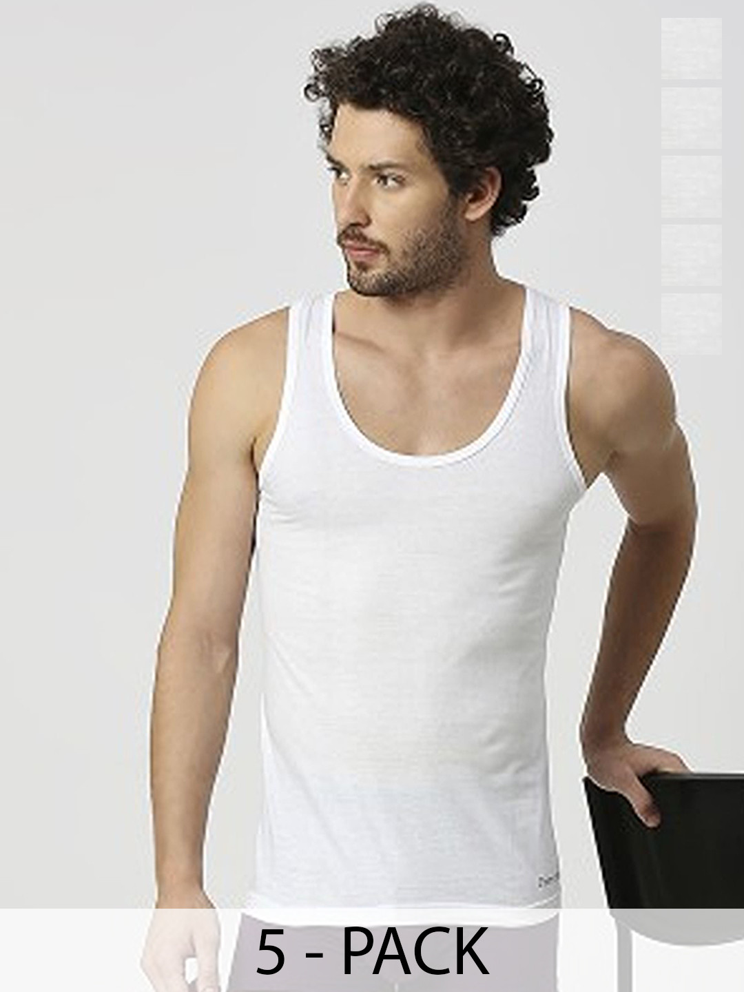CAVENDERS Pack Of 5 Cotton Comfortable Innerwear Vests C9=-=SWIFT---5- ---85