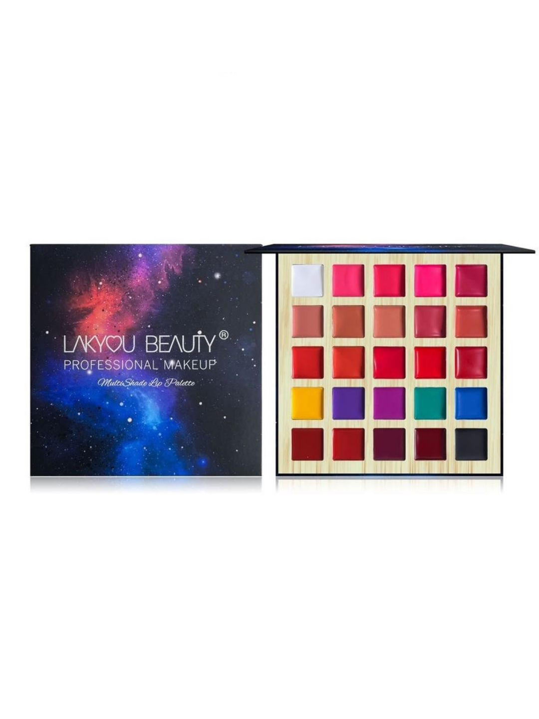 LAKYOU BEAUTY 25 Multi Shade Lip Palette - 24 g - LB-54
