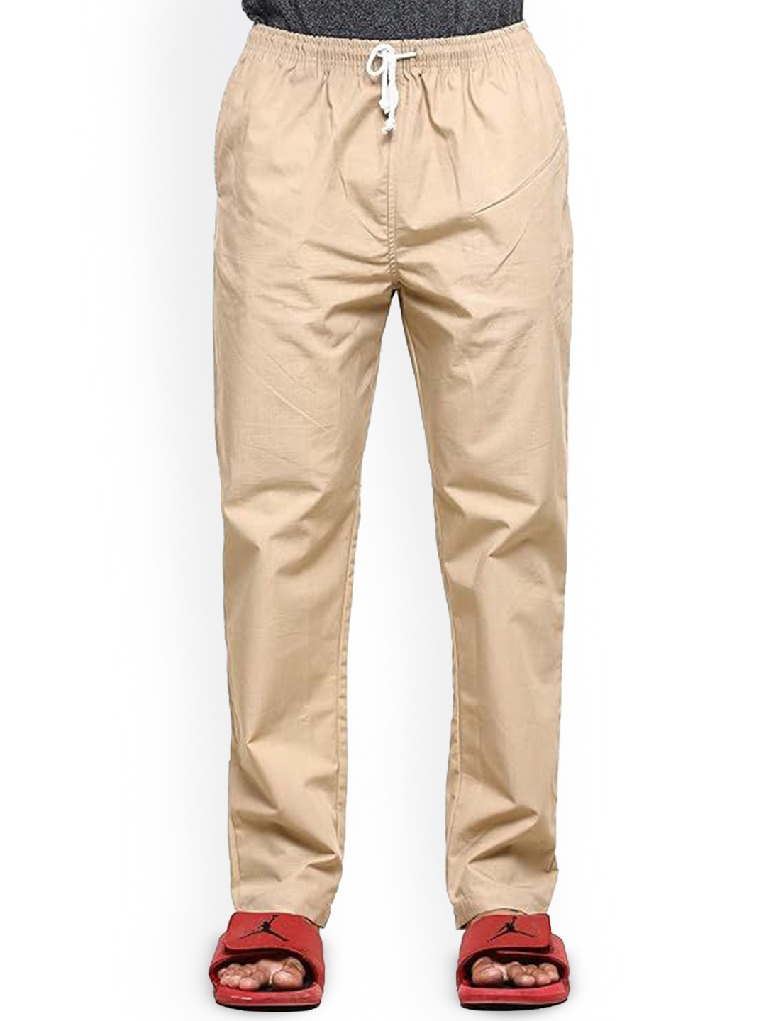Twist99 Men Plus Size Linen Cotton Regular Fit Trouser
