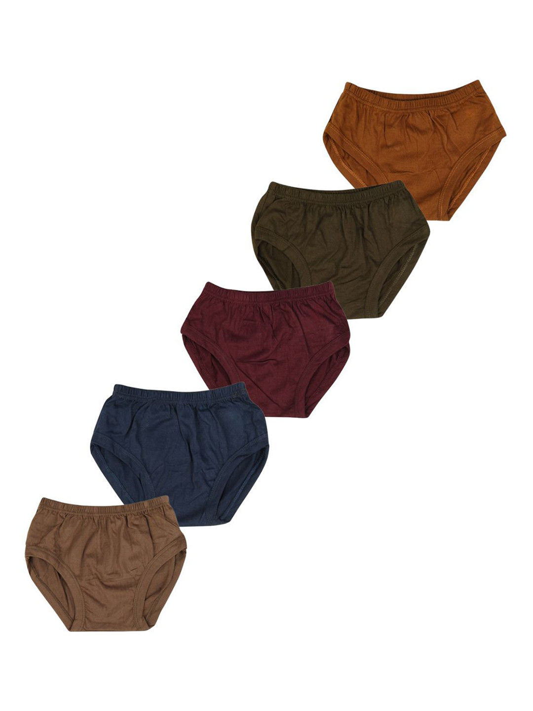 VIRUKSHAM Pack Of 5 Mid-Rise Hipster Briefs VH 503 Ramvi jty 0-6m-5p