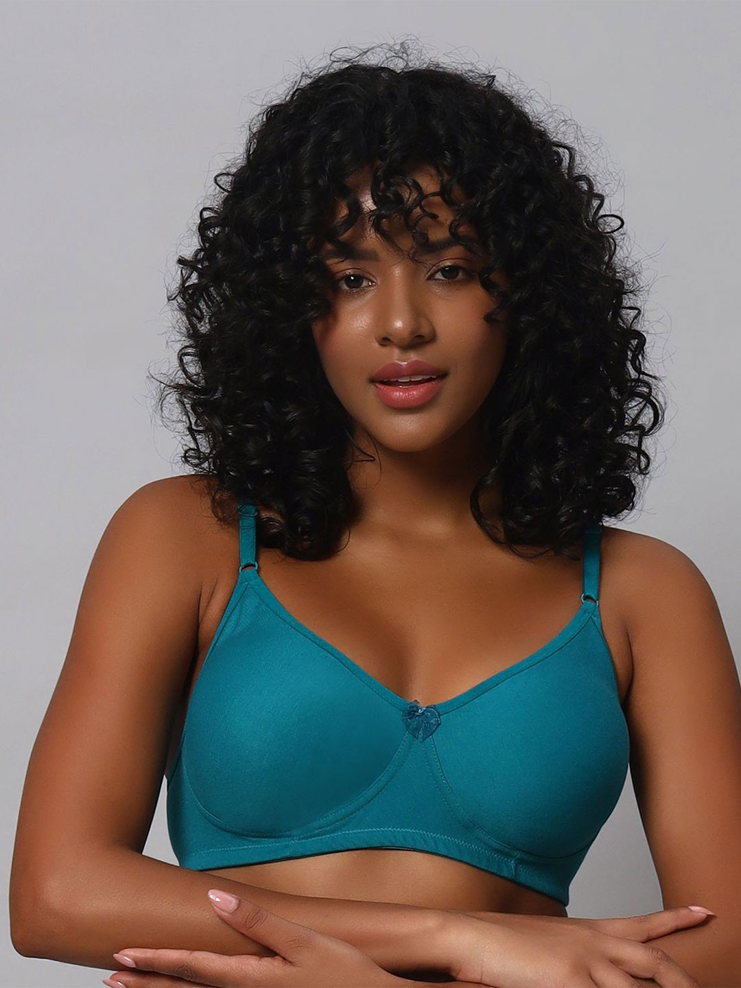 BODYFIGURE Dumi Full Coverage Non-Padded Non-Wired Seamless Cotton Bra