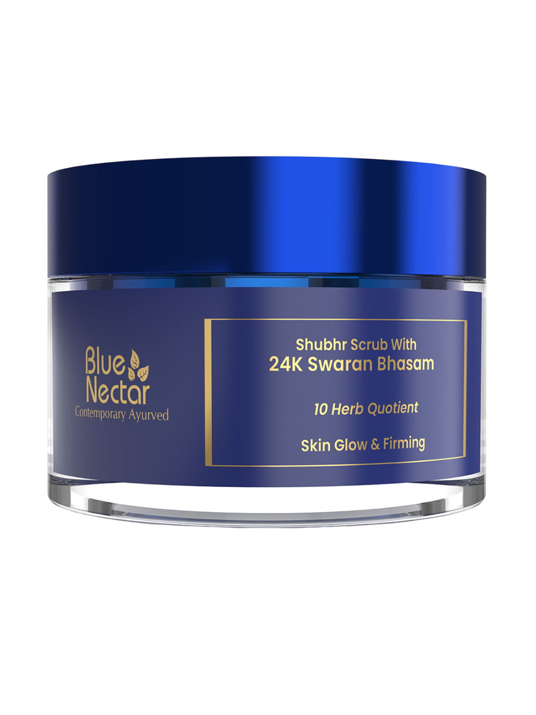 Blue Nectar Ayurvedic Face Scrub With 24K Gold & Kumkumadi- 50 g