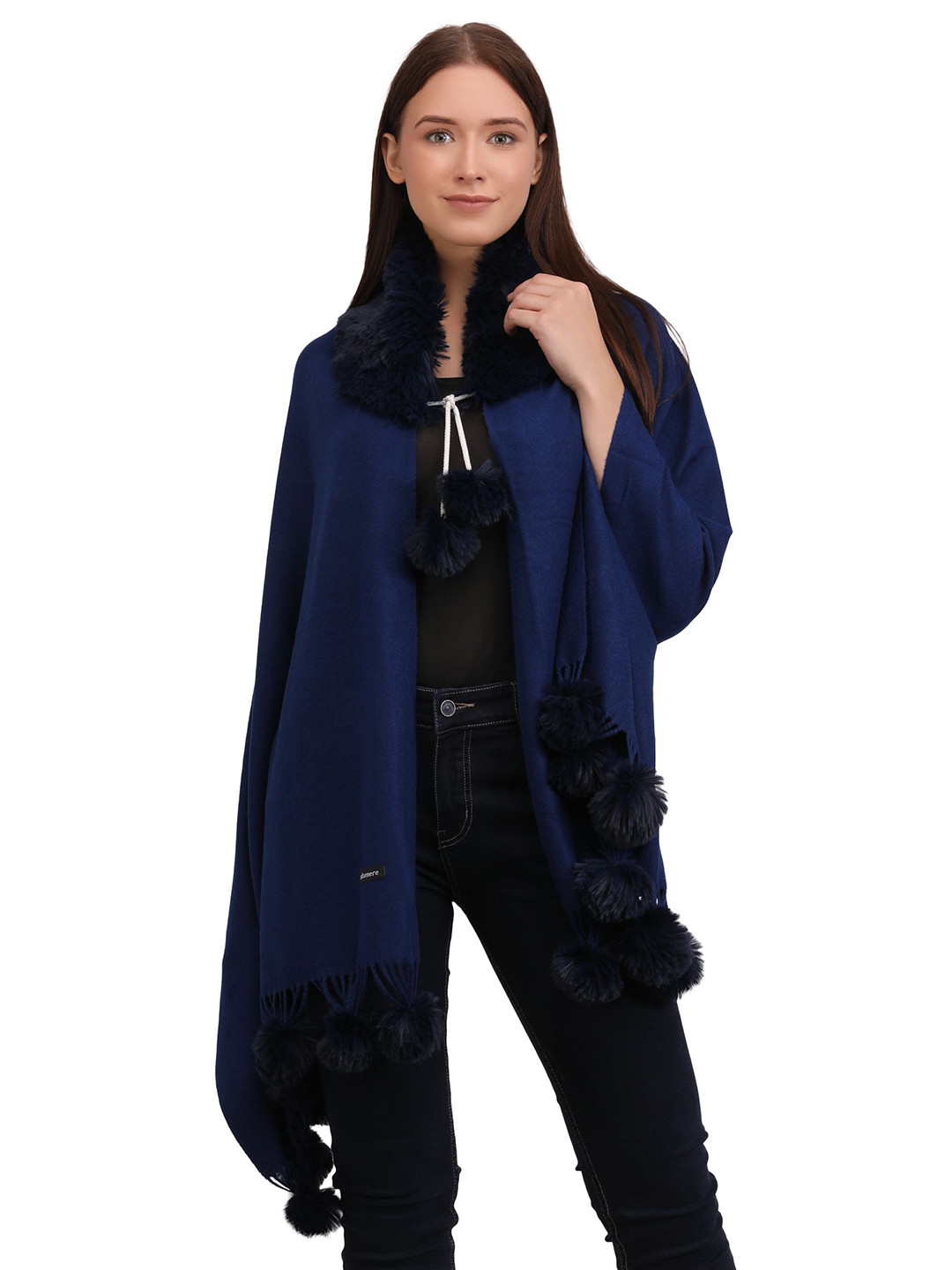 Manra Women Solid Woolen Daily Shawl