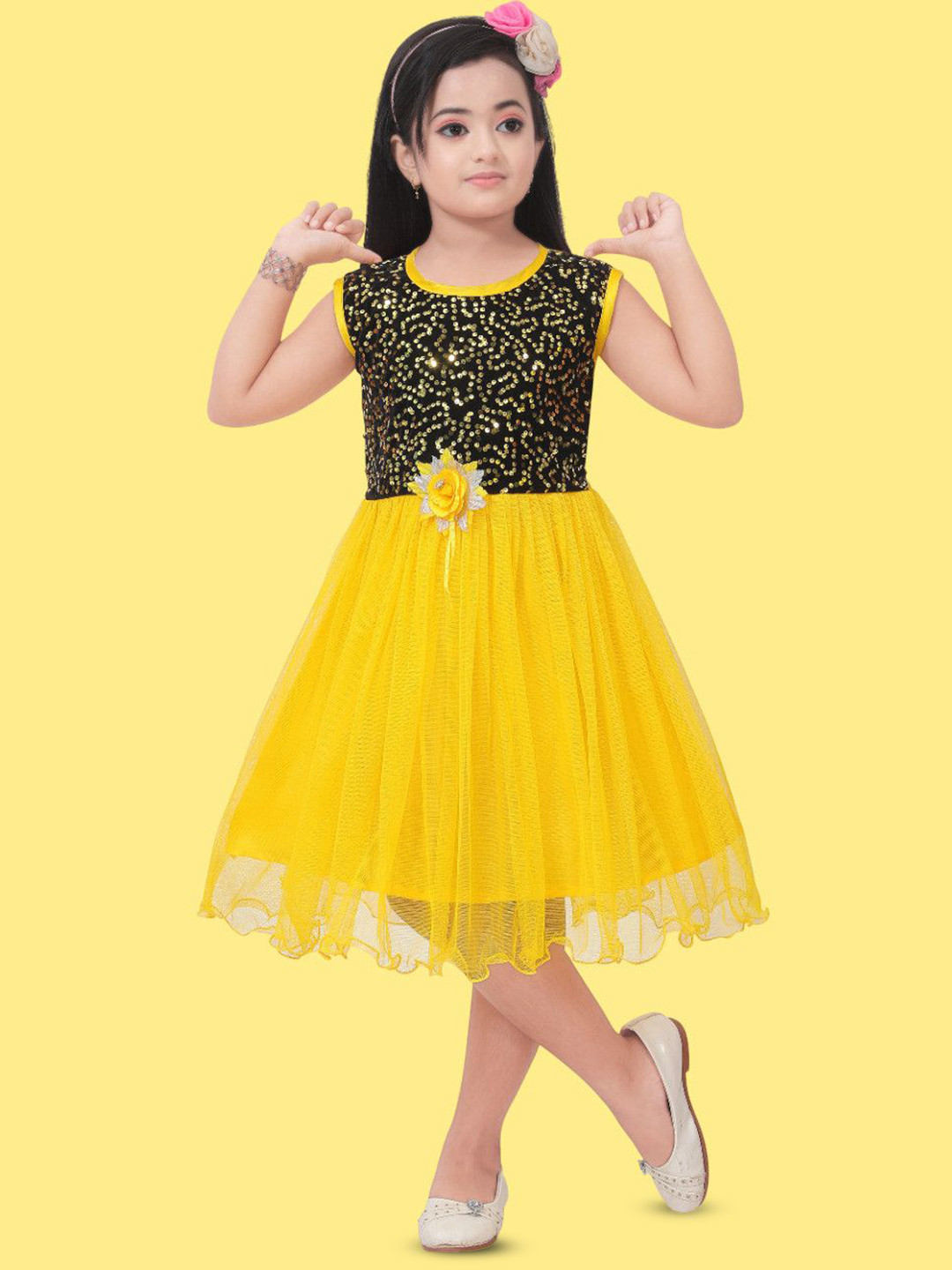 FASSY Floral Print Fit & Flare Dress