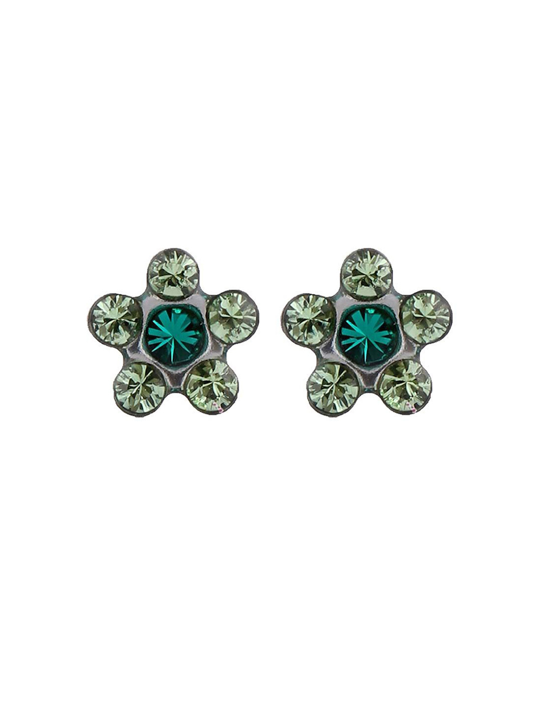 STUDEX Contemporary Emerald Studs Earrings