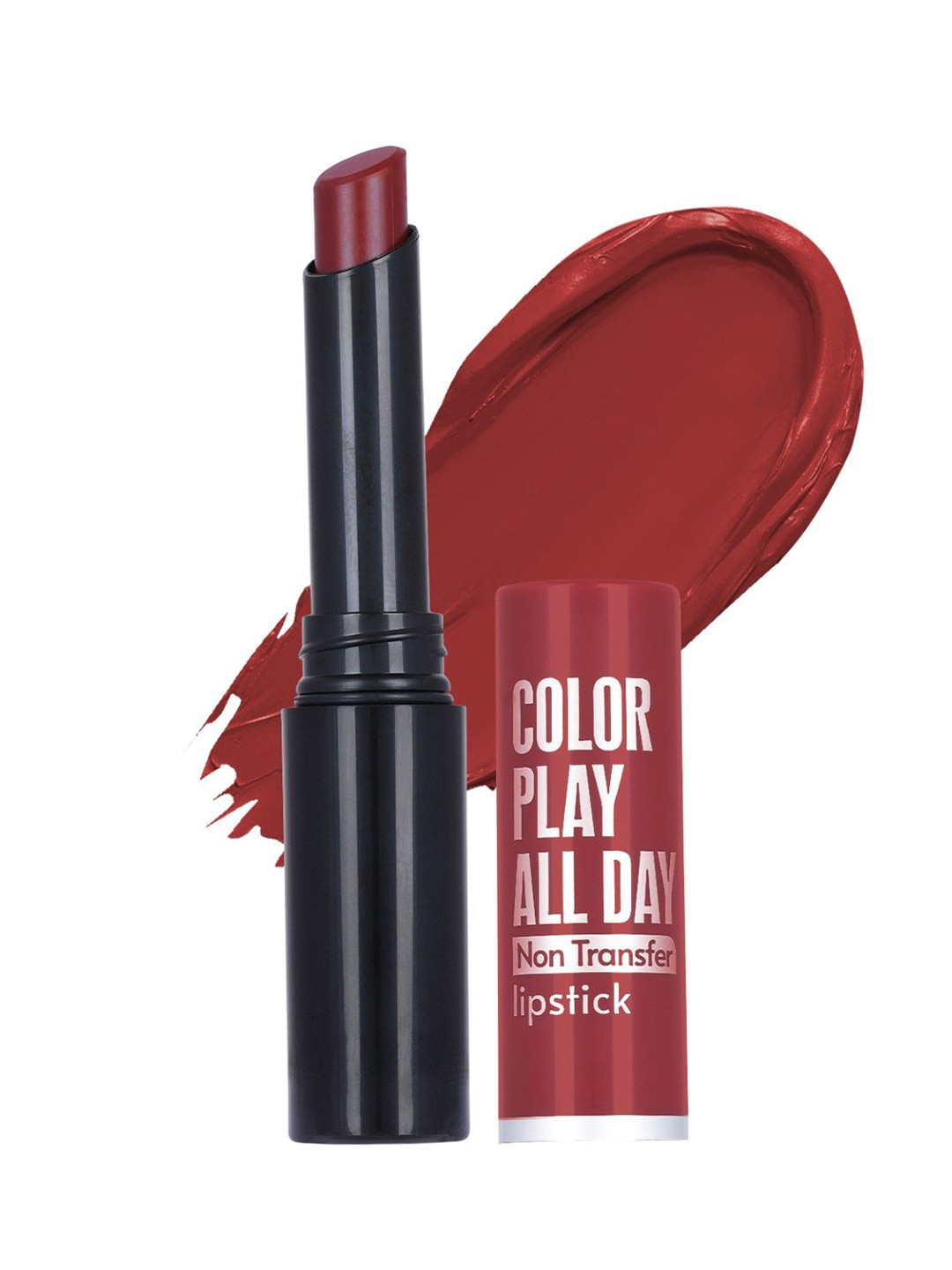 Fashion Colour Color Play All Day Non Transfer Lipstick - 2 g - Dull Red 908