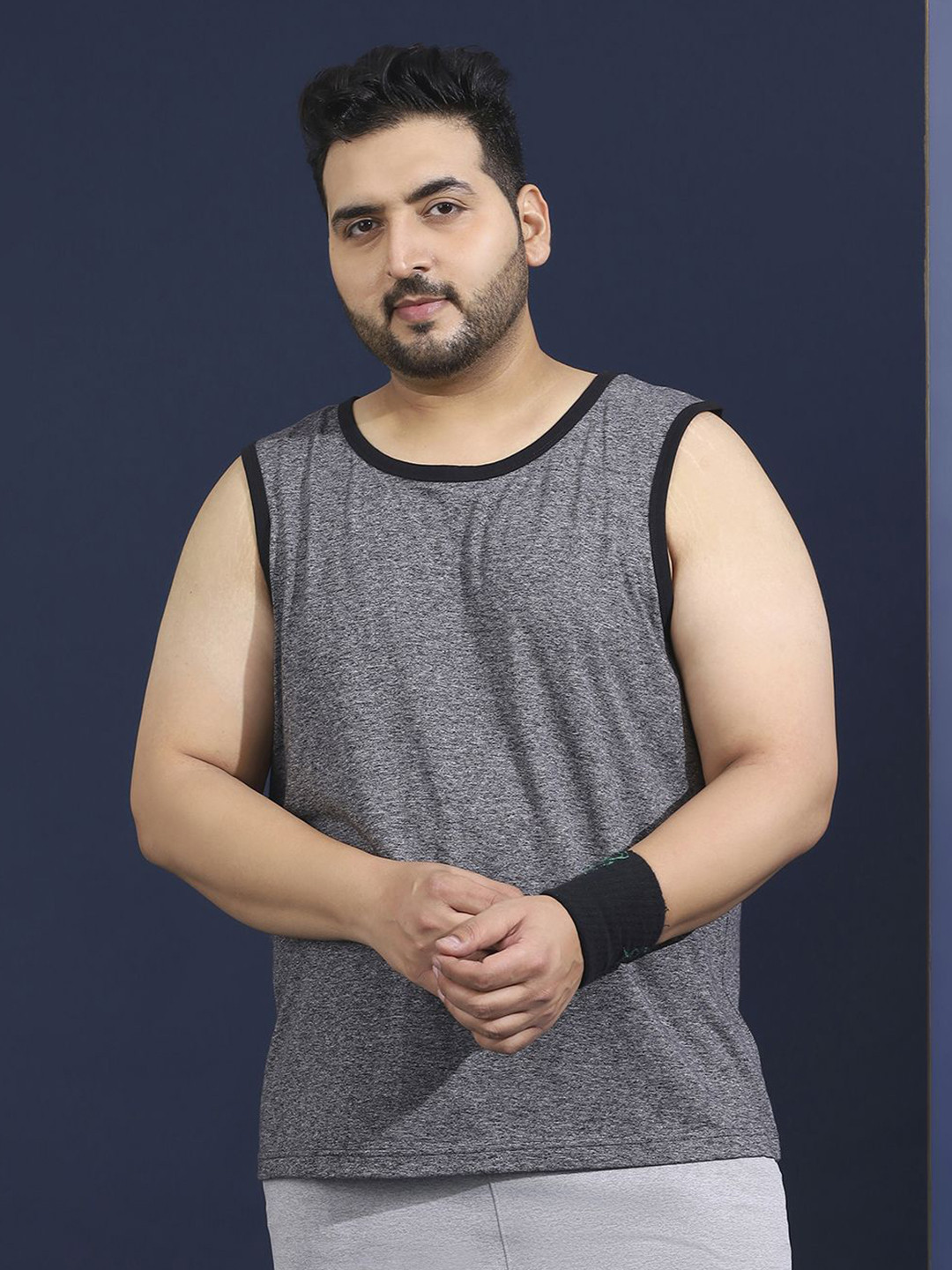 bigbanana Pure Cotton Plus Size  Round Neck Basic Vest Boult