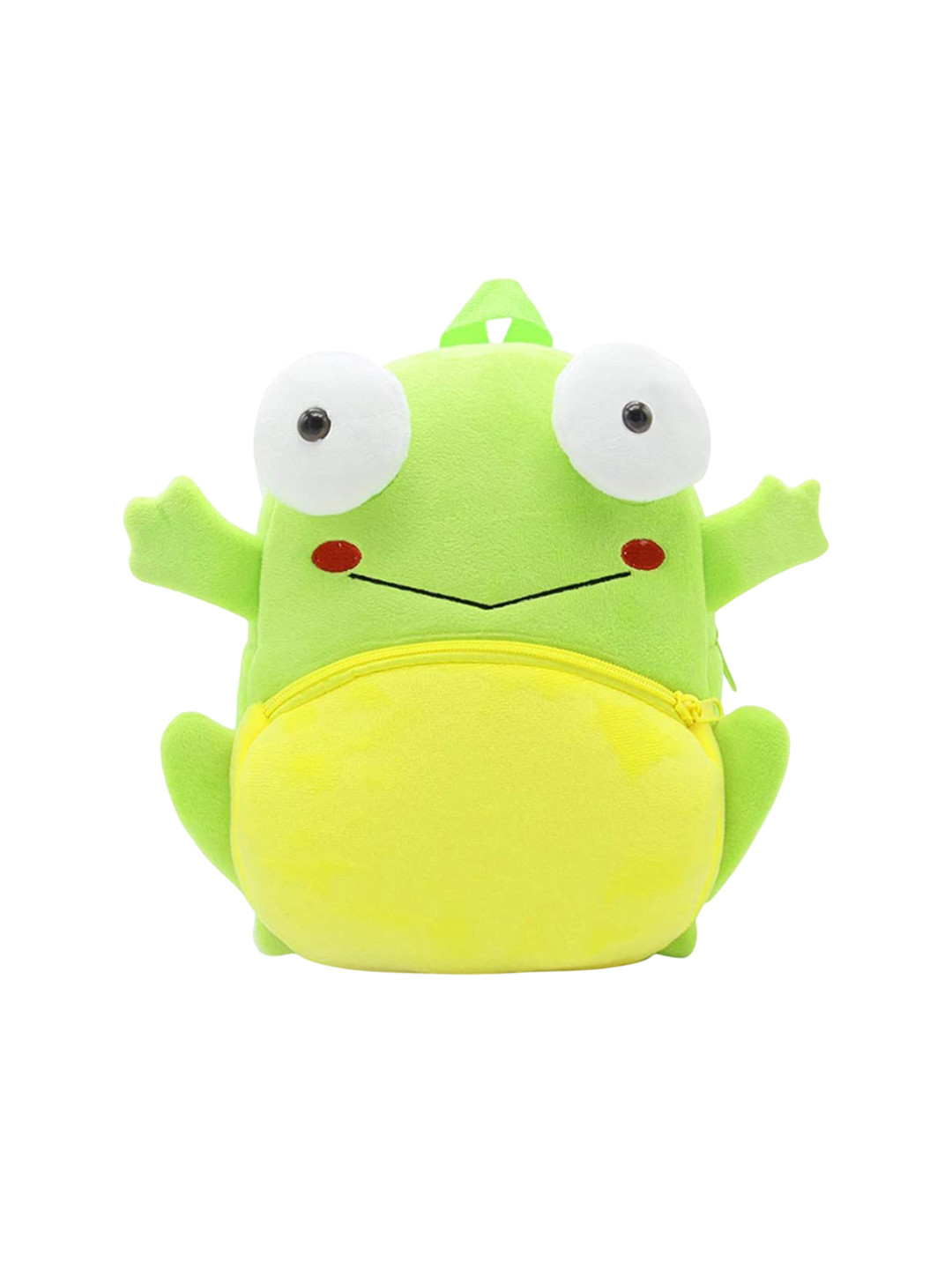 Delicado Kids Frog Design Colourblocked Small Backpack