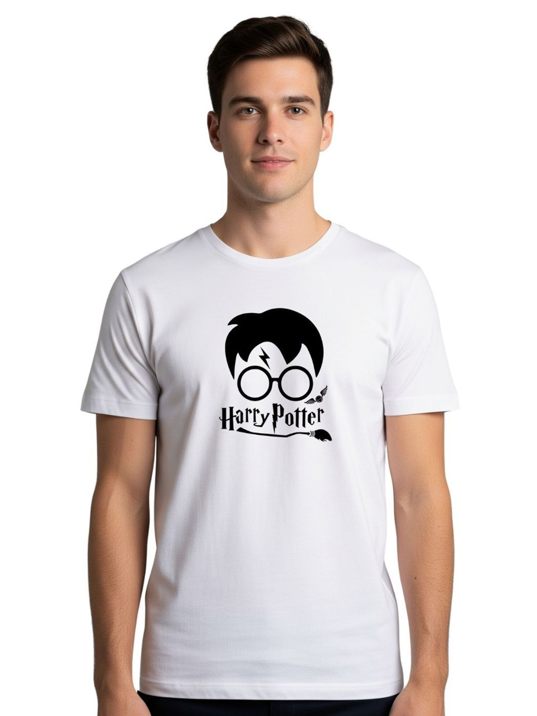 PULP Unisex Harry Potter Typography Printed Pure Cotton T-shirt