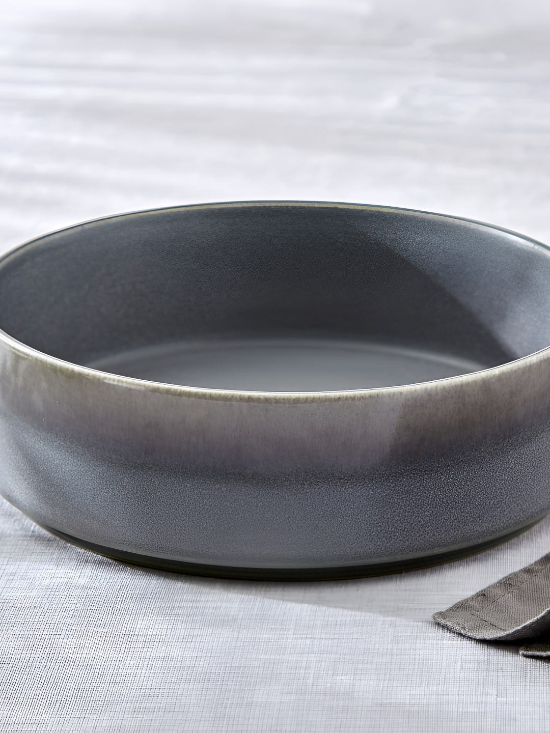 Home Centre Natura Pewter Grey Stoneware Core Bowl