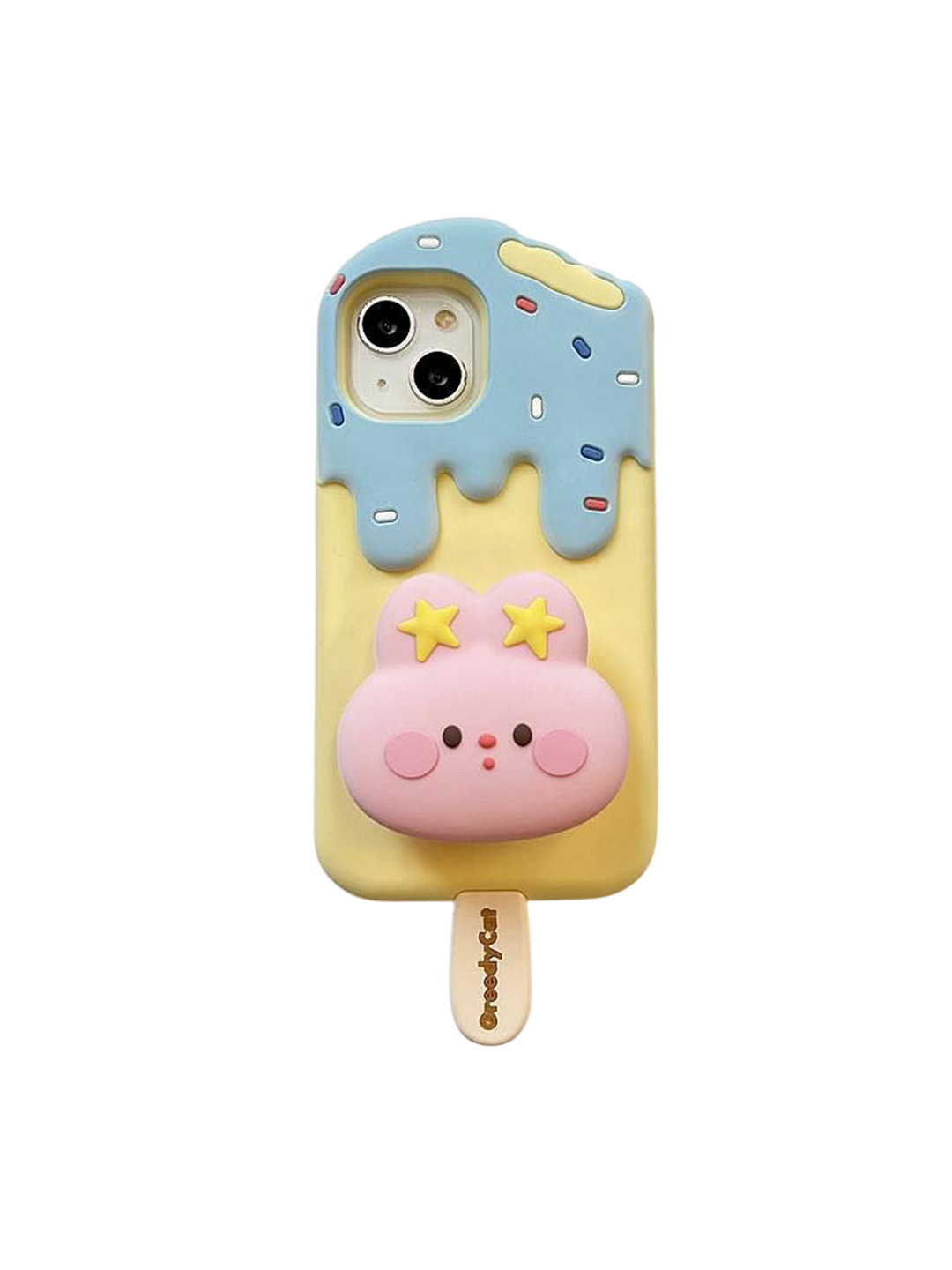 CASE CREATION iPhone 14 Pro Max 3D Ice Cream Cartoon Bumper Case