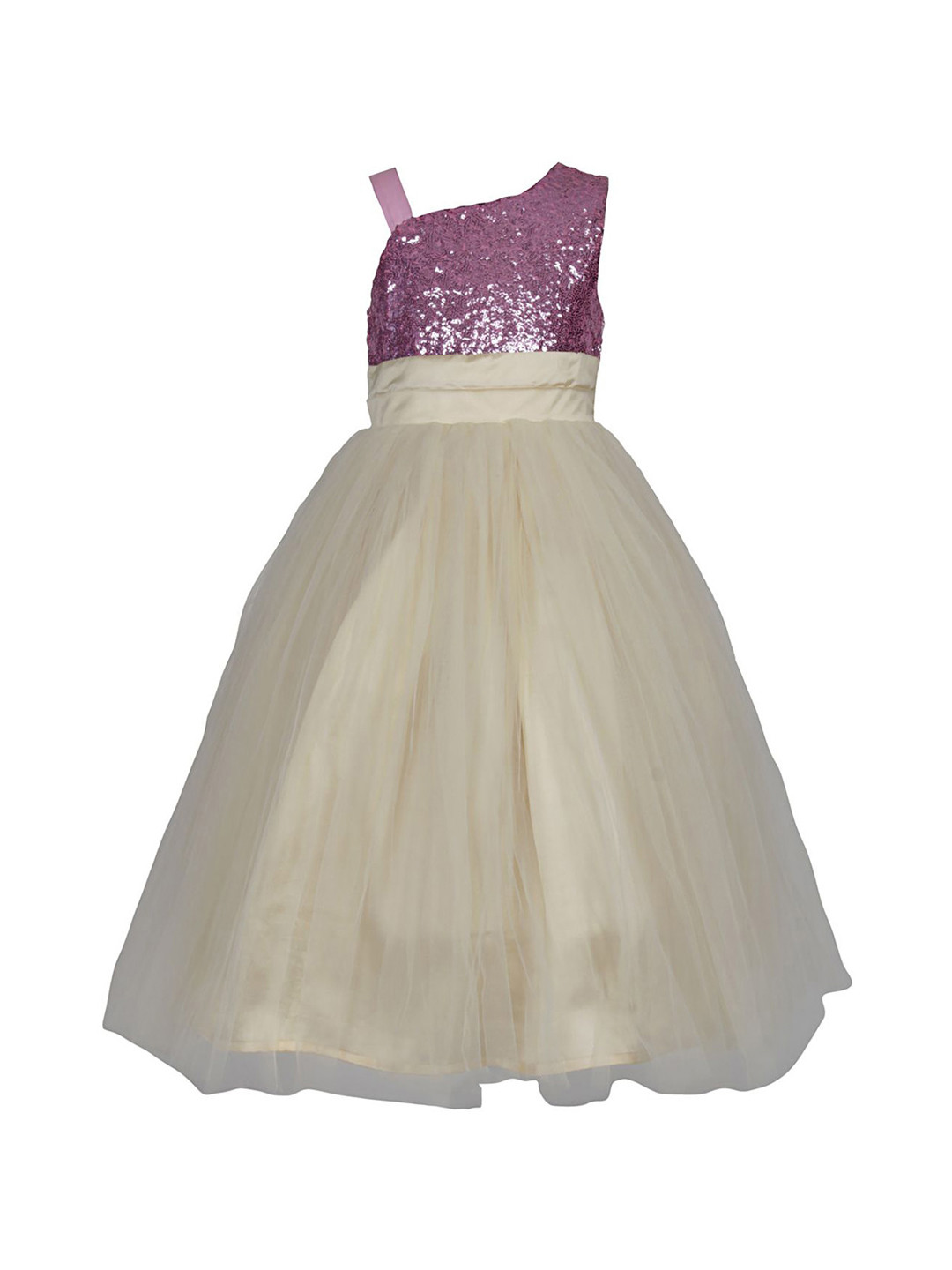 Shahina Fashion Girls Net A-Line Maxi Dress