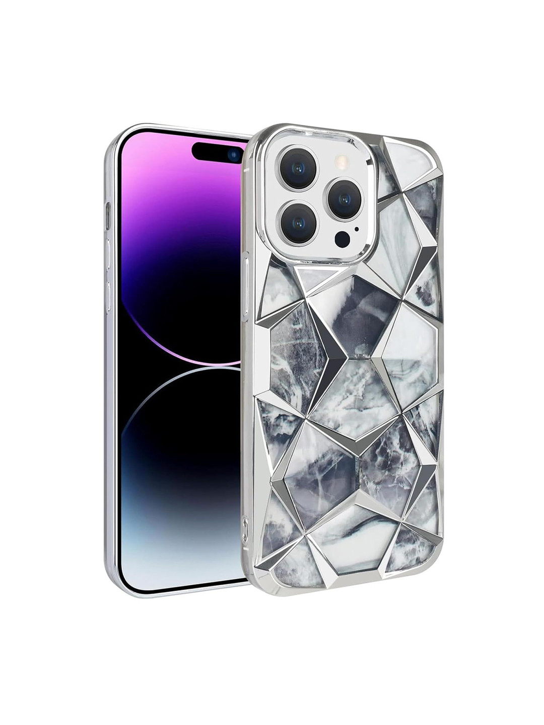 CASE CREATION iPhone 15 Pro Max 3D Diamond Glitter Sparkle Back Case