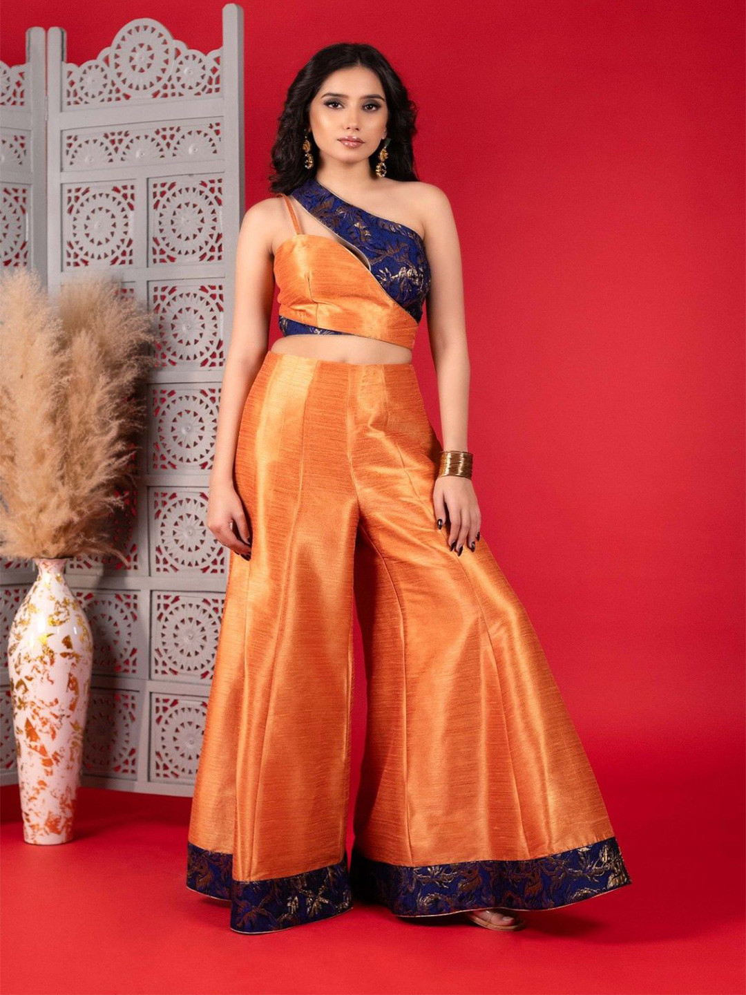 THE BEHRUZ THEORY  Women One Shoulder Jumpsuit