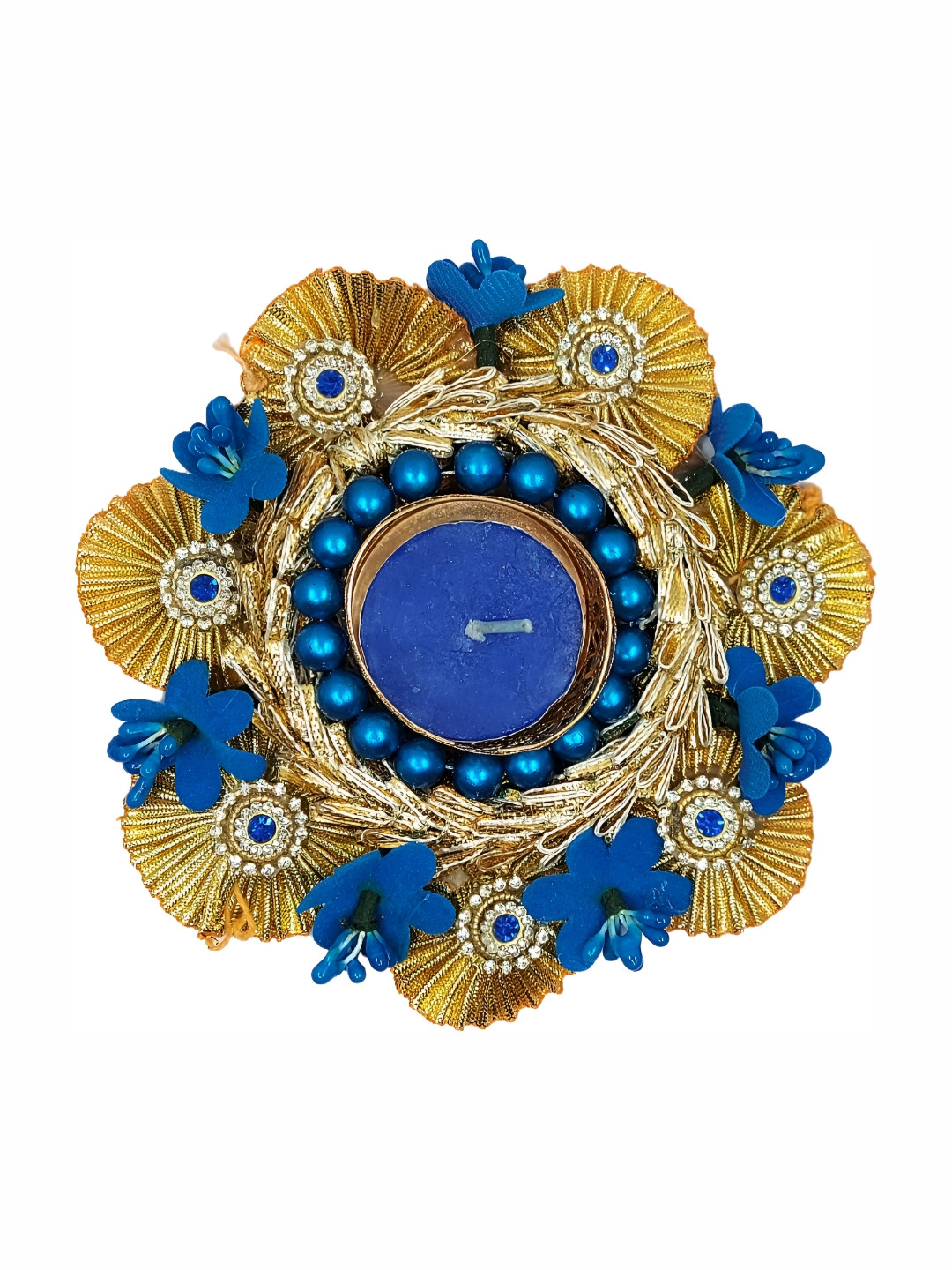 Aura Celebrate Diwali Scented 1 Wick Solid Round Tea Light Candles