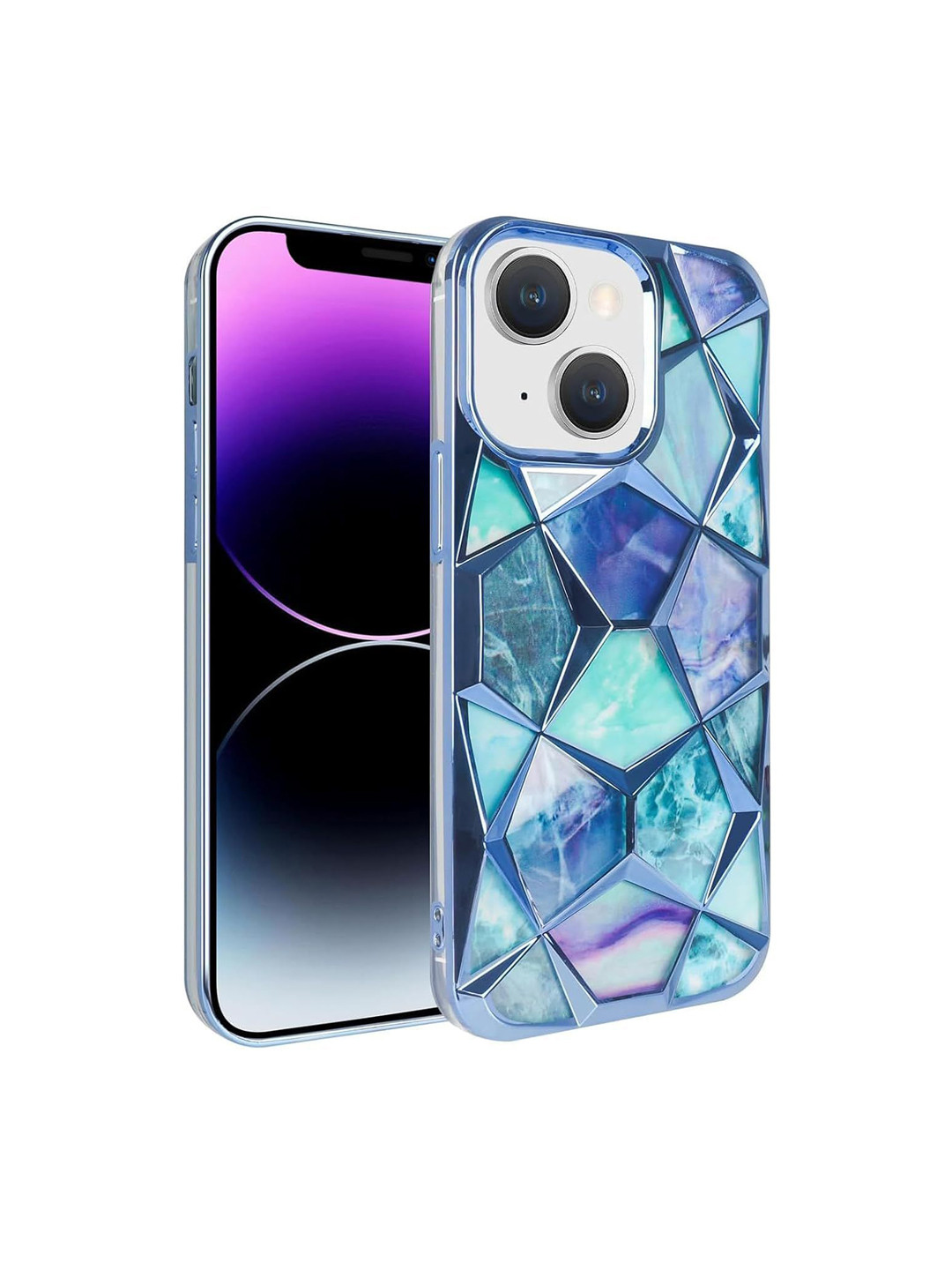 CASE CREATION iPhone 15 3D Diamond Glitter Sparkle Back Case