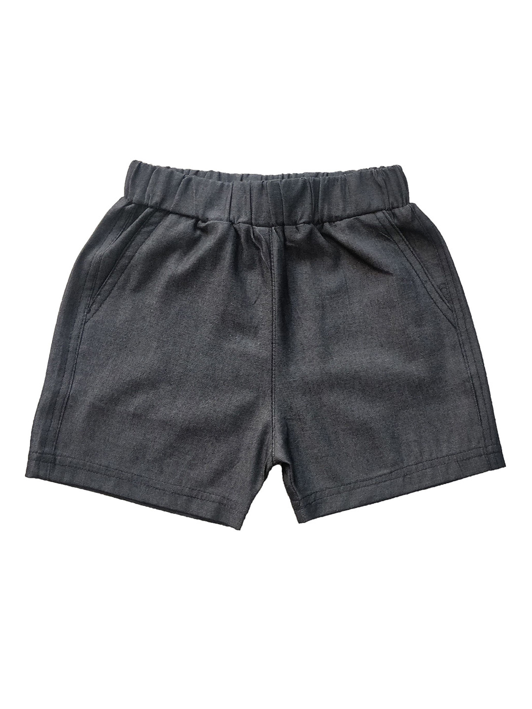 mininest Unisex Kids Denim Mid-Rise Regular Shorts