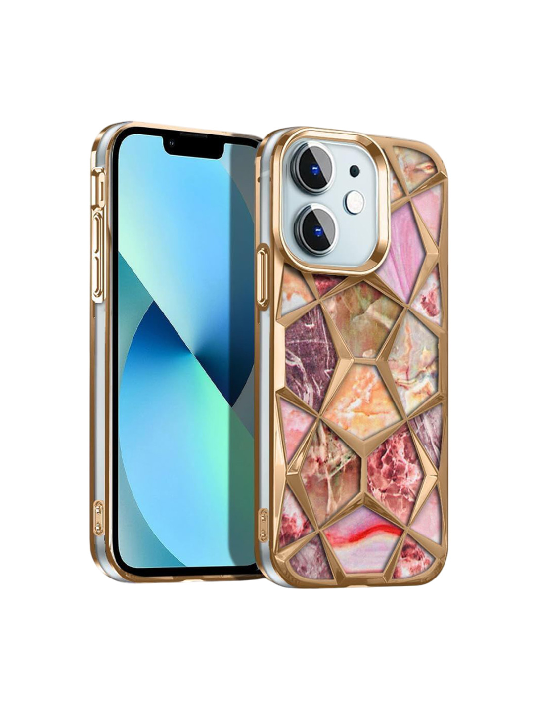 CASE CREATION iPhone 13 3D Diamond Glitter Sparkle Back Case