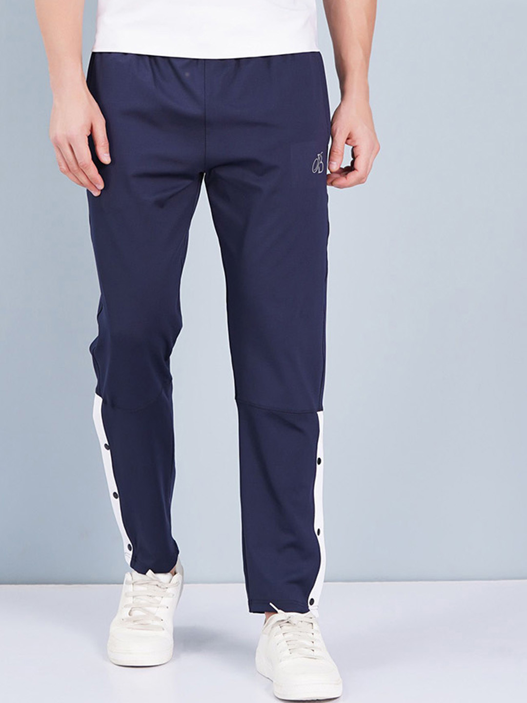 BRILLCO BIZZ Men Mid-Rise Snap Button Fit Track Pants