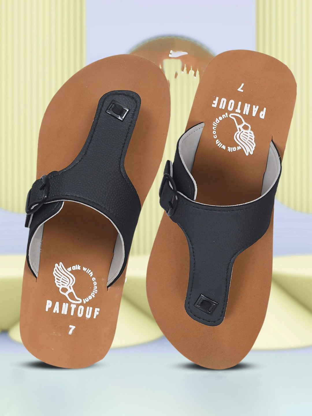 PANTOUF Men Thong Flip-Flops