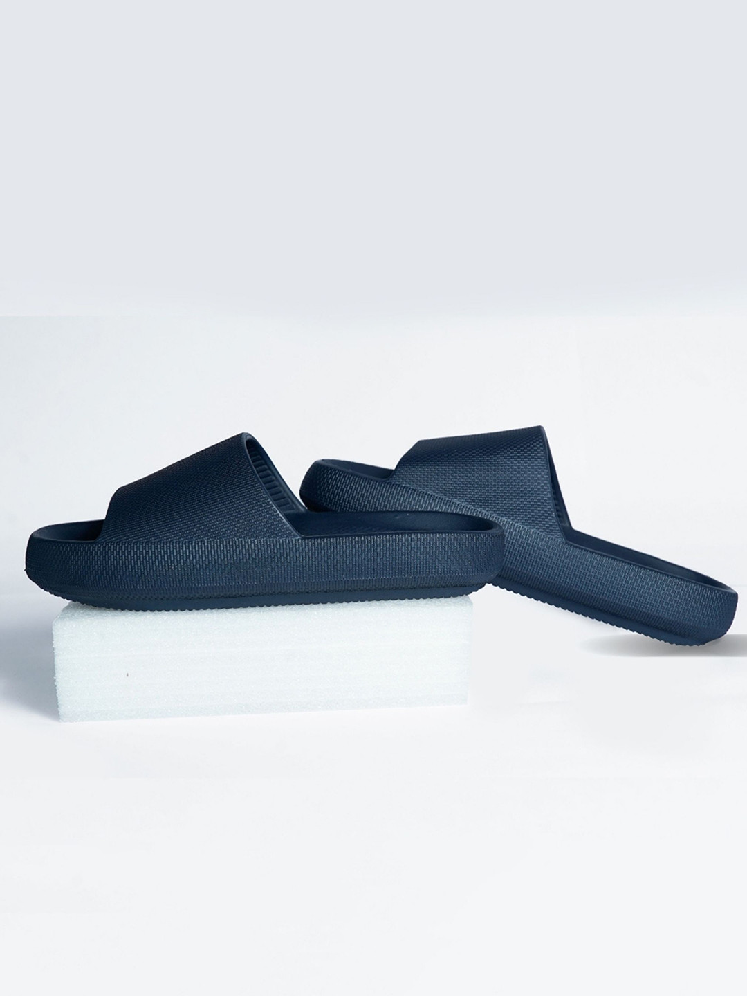 WAALK Men Solid Sliders Regular Flip Flops