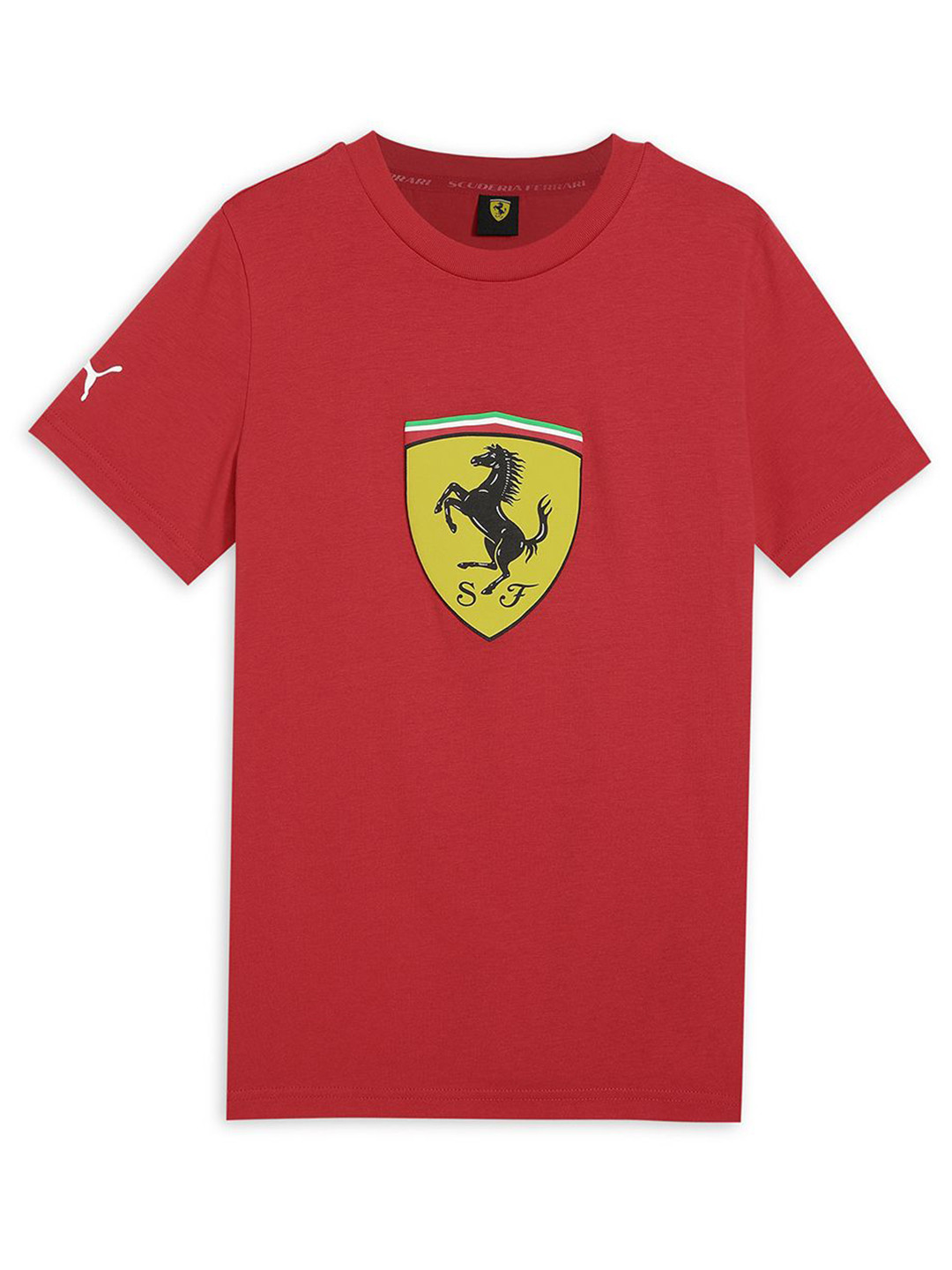 PUMA Motorsport Kids Ferrari Printed Sportswear Cotton T-shirt