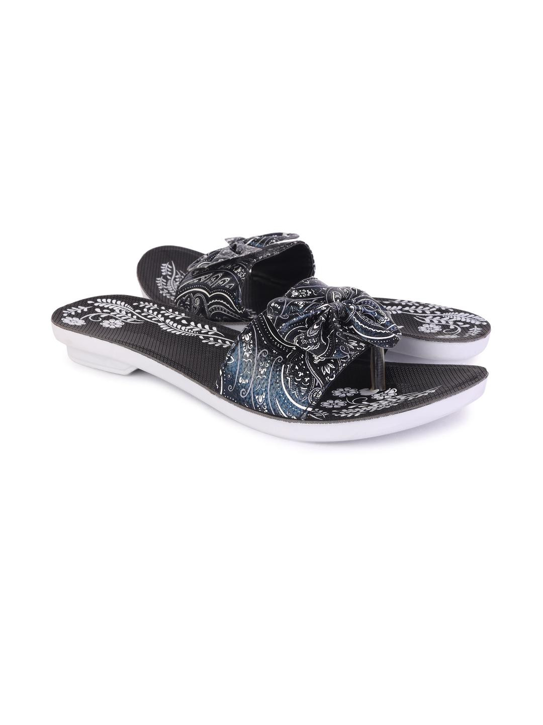 DRACKFOOT Women Black Canvas Comfort Sandals