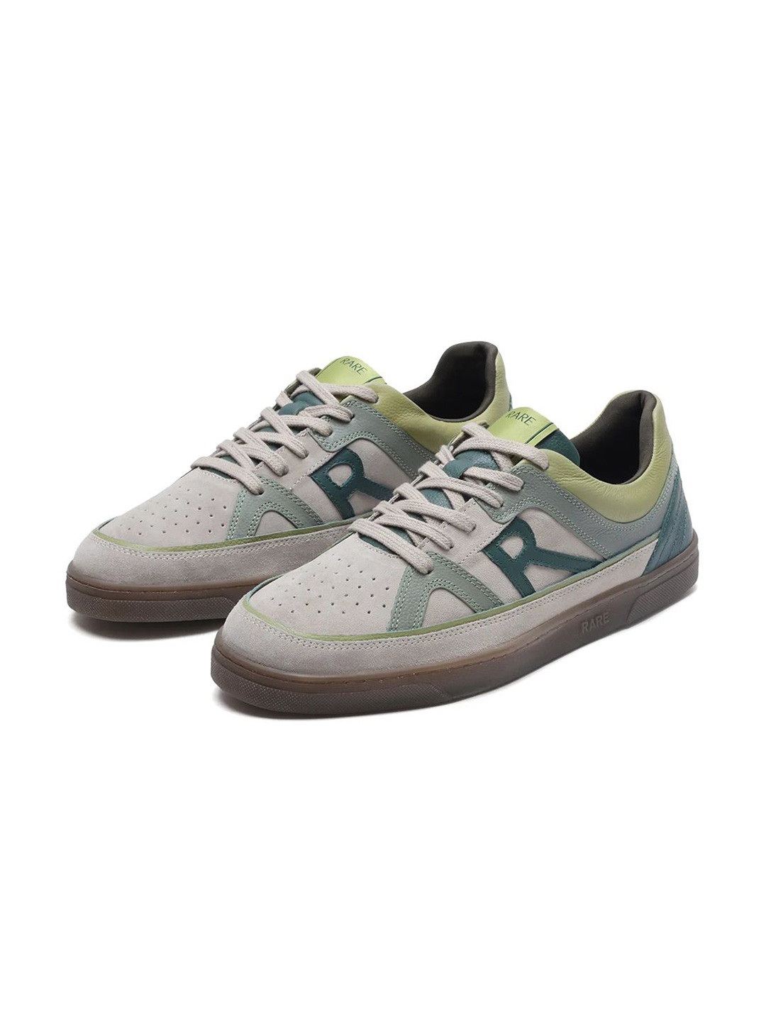 RARE RABBIT Vale Men Colourblocked Leather Skate Shoes