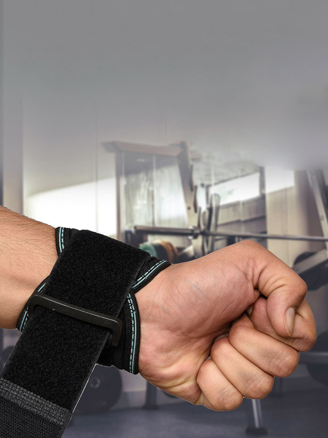 Kuber Industries Double Lock Adjustable Wrist Brace