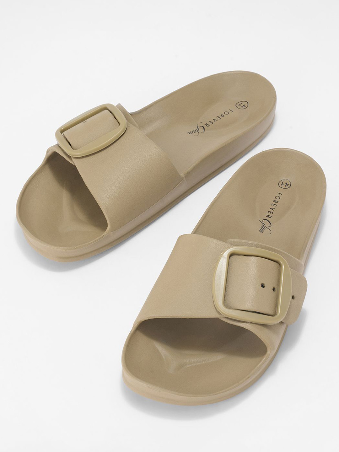 Forever Glam by Pantaloons Women Solid EVA Casual Sliders