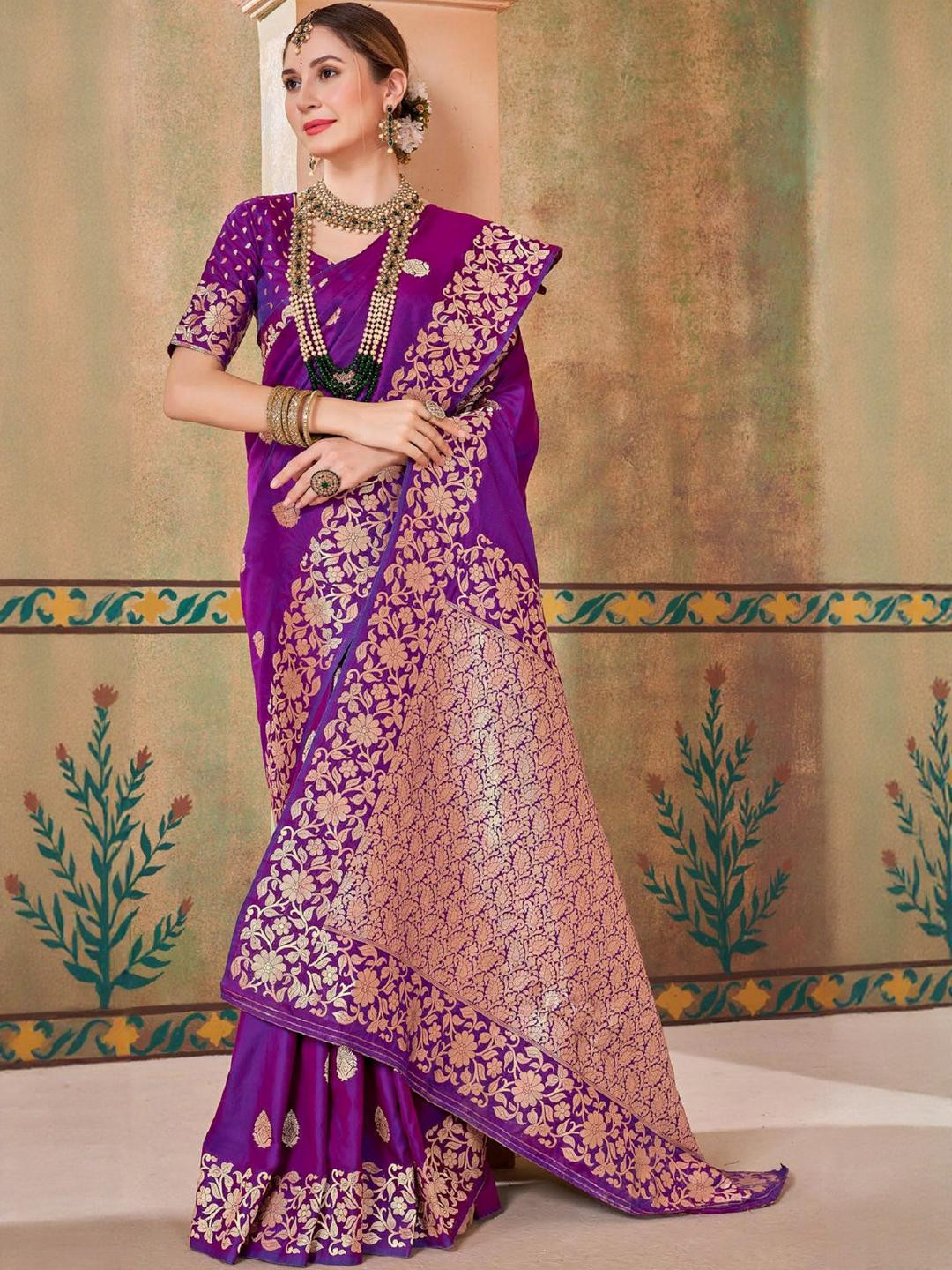 KALINI Embellished Zari Kanjeevaram Saree