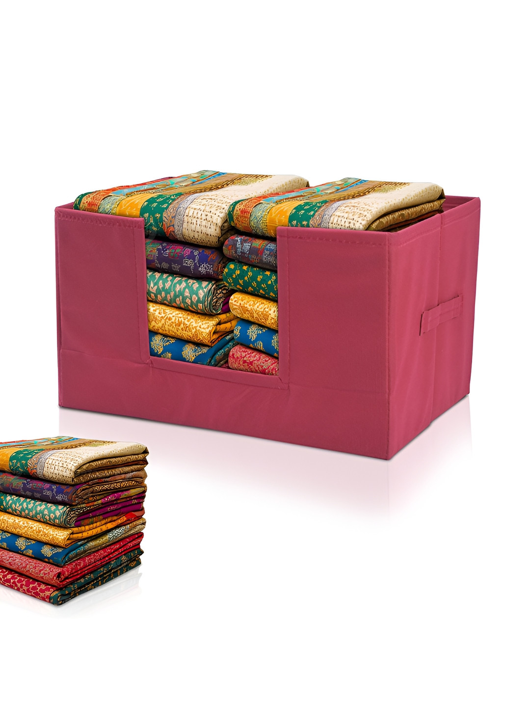 Aura Maroon Wardrobe Cloth Organiser
