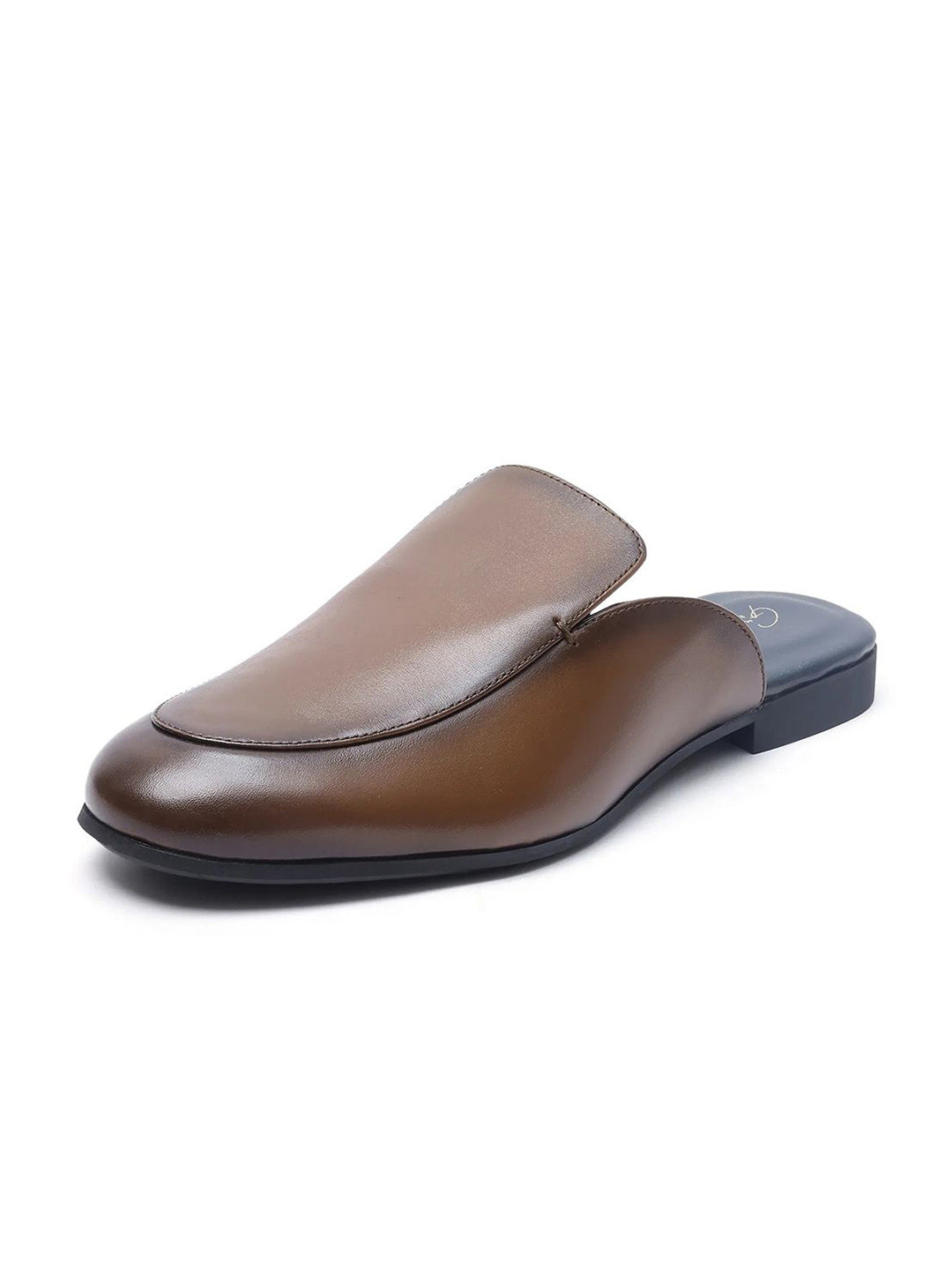 RARE RABBIT Men Leather Slip-On Solid Mules